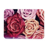 Roze Rozen Boeket Foto Magneet (Horizontaal)
