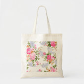 Roze rozen &| Buds Tote Bag (Voorkant)