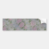 Roze Rozen Bumpersticker (Voorkant)