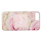  roze rozen Case-Mate iPhone case (Achterkant (Horizontaal))