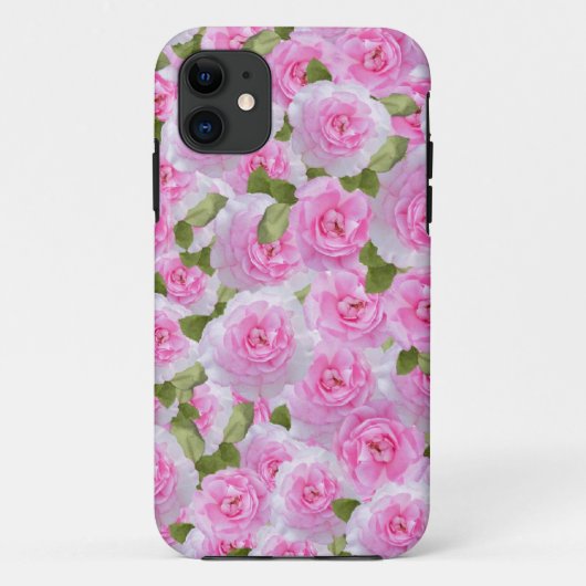 Roze rozen Case-Mate iPhone case (Achterkant)
