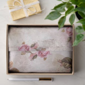 Roze Rozen Decoupage Tissuepapier (Geschenk)