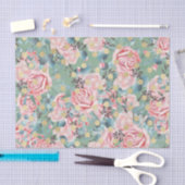 Roze Rozen (Design 15 Pink Series) Tissuepapier (Craft)