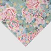 Roze Rozen (Design 15 Pink Series) Tissuepapier (Detail)