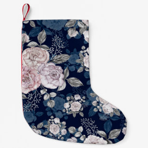 Roze Rozen Donkerblauw: Kleine Kerstsok