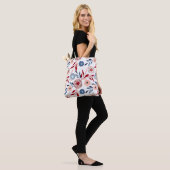 Roze rozen draagtas (Op model)