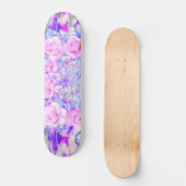 Roze Rozen Dreamcatcher Bloemendromen Skateboard (Voorkant)