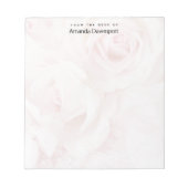  roze rozen Elegant Bouquet Notitieblok (Voorkant)