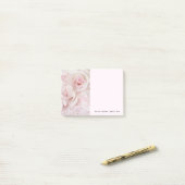  roze rozen Elegant Bouquet Post-it® Notes (Op bureau)