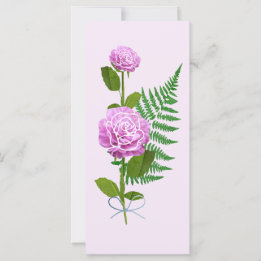 Roze rozen en A Fern