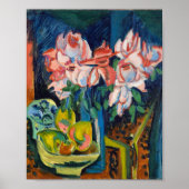 Roze Rozen | Ernst Ludwig Kirchner Poster (Voorkant)
