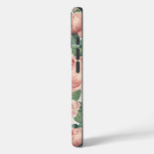 roze rozen Floral Marble Custom Case-Mate iPhone Case (Achterkant / Links)