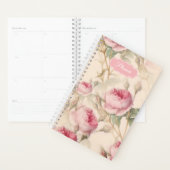 Roze rozen Floral Pattern Planner (Display)