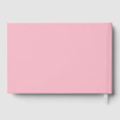 Roze rozen gastenboek (Achterkant)