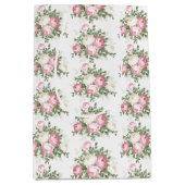  roze rozen Gift Bag Medium Cadeauzakje (Voorkant)