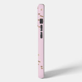 Roze Rozen Goud Confetti Case-Mate iPhone Case (Achterkant / Links)
