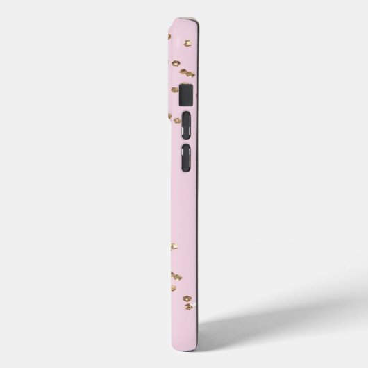 Roze Rozen Goud Confetti Case-Mate iPhone Case (Achterkant / Links)