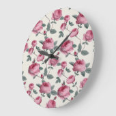 Roze rozen grote klok (Hoek)