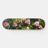 Roze rozen in bloei skateboard (Horizontaal)