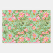 Roze Rozen inpakpapier Vel (Voorkant)