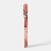 Roze rozen iPhone hoesje (Linkerkant)