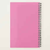 Roze rozen jaarlijks aanpassen planner (Achterkant)