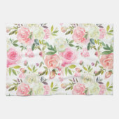 Roze rozen  keukenhanddoeken (Horizontaal)