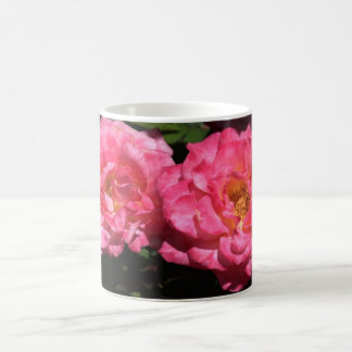 Roze rozen koffiemok
