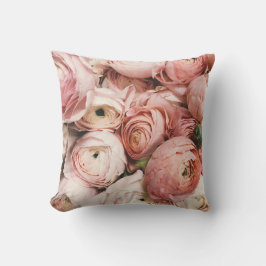 Roze rozen kussen