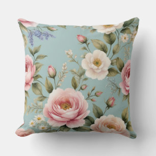 roze rozen kussen