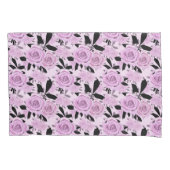 Roze rozen kussensloop (Voorkant)