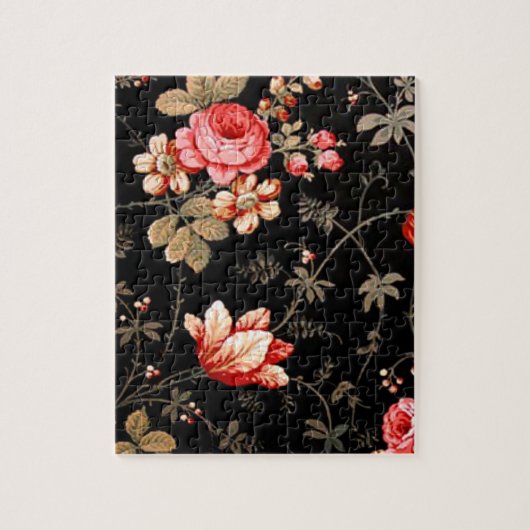  roze rozen legpuzzel (Verticaal)