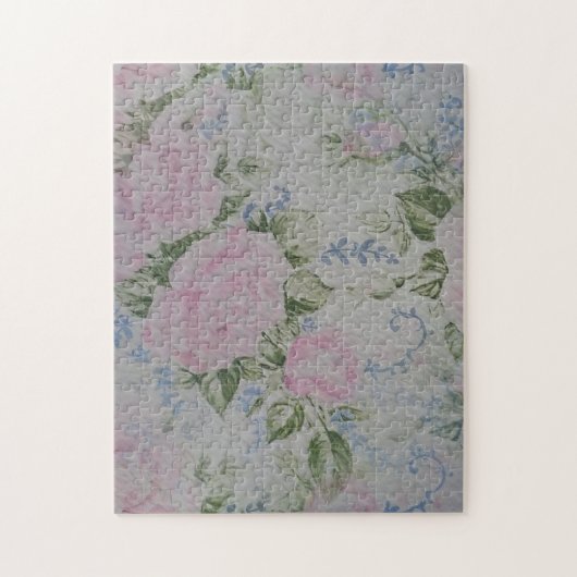 Roze Rozen  Legpuzzel (Verticaal)