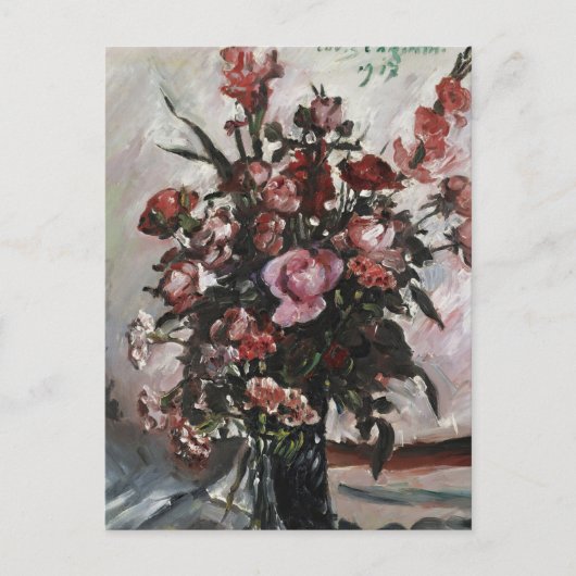 Roze rozen | Lovis Corinth Briefkaart (Voorkant)