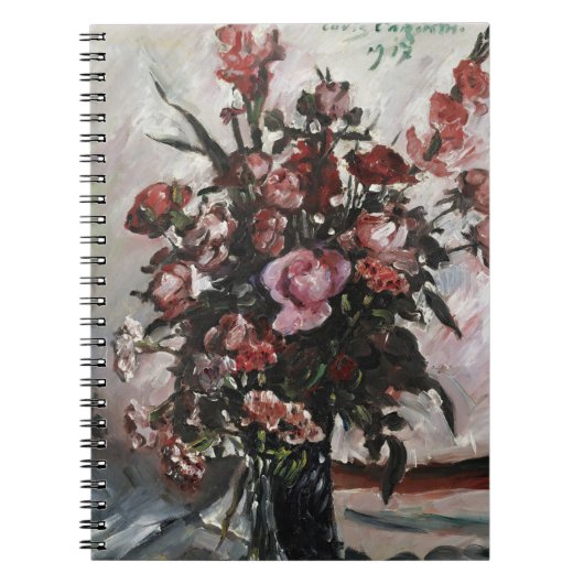 Roze rozen | Lovis Corinth Notitieboek (Voorkant)