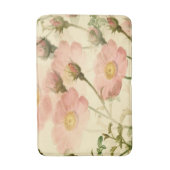 Roze rozen met snoepjes badmat (Voorkant Verticaal)