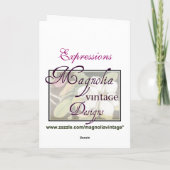 Roze Rozen Moeder Sympathie Kaart (Achterkant)