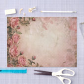 Roze  Rozen ontkoppelingspatroon Tissuepapier (Craft)