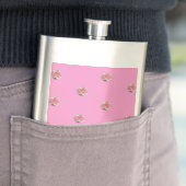 Roze rozen op roze flacon (Voorbeeld)