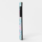 Roze rozen op Turquoise 5/5s Hoesje-Mate Xtreme Ho Case-Mate iPhone Case (Achterkant/links)