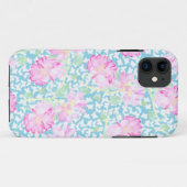 Roze rozen op Turquoise 5/5s Hoesje-Mate Xtreme Ho Case-Mate iPhone Case (Achterkant (horizontaal))