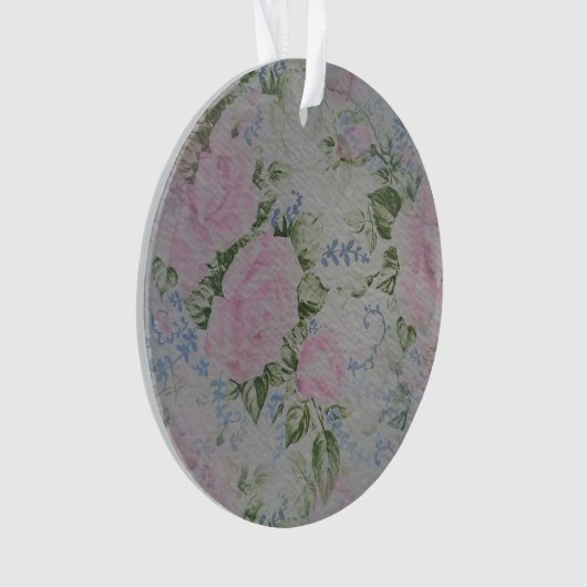 Roze Rozen  Ornament (voorkant)