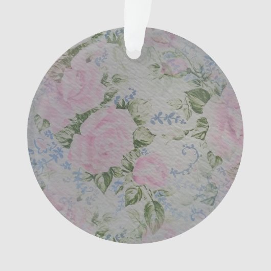 Roze Rozen  Ornament (voorkant)