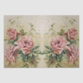  roze rozen papier voor het loskoppelen van weefse (Voorkant)