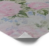 Roze Rozen  Poster (Hoek)