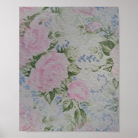 Roze Rozen  Poster (Voorkant)