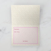 Roze Rozen Romance - Dank je Bedankkaart (Binnen)