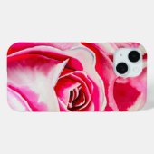 Roze rozen Romantische waterverf kunst Case-Mate iPhone Case (Achterkant (horizontaal))