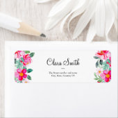 roze rozen, roos, floreel retouretiket etiket (Insitu)