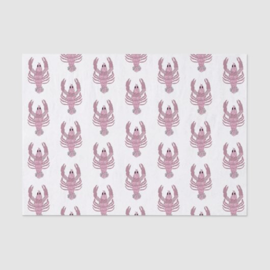 Roze Rozen Roos Verpakkingspapier Tissuepapier (Voorkant)